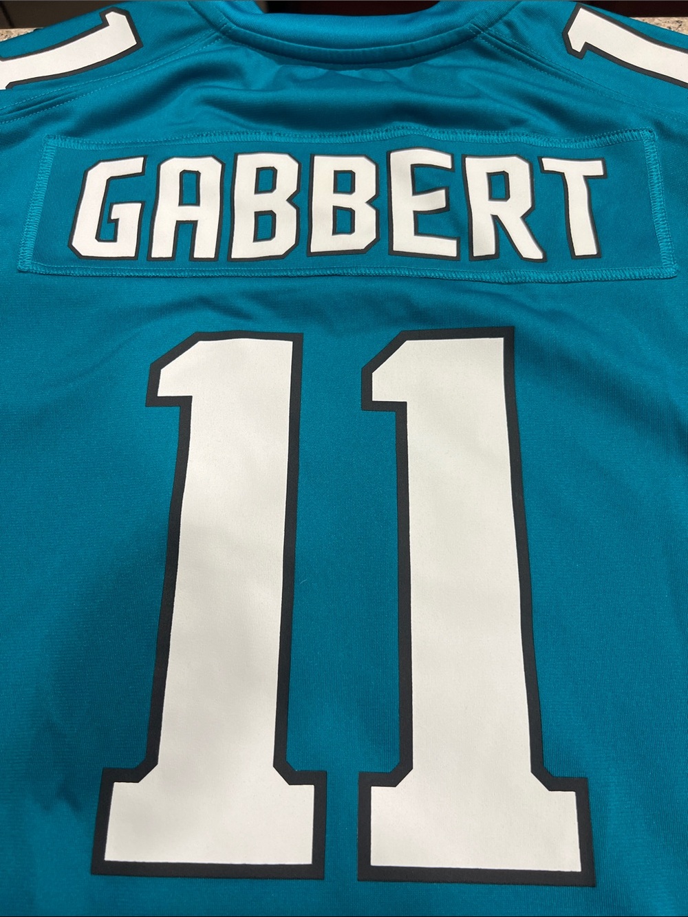NFL Team Player Jersey #11 Gabbert Jacksonville jaguars on field large z24